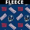 Licensed NFL New York Giants Blue Logo Fleece 70537 Fabric by the Yard